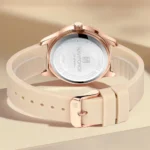 Naviforce Wristwatch Silicone Rubber Bracelet Casual for Women (NF5051)-Rose Gold - Image 2