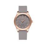 Naviforce Wristwatch Silicone Rubber Bracelet Casual for Women (NF5051)-Grey