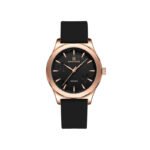 Naviforce Wristwatch Silicone Rubber Bracelet Casual for Women (NF5051)-Black