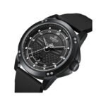 Naviforce 8031 Luxury Waterproof Silicon Strap Men’s Watch–Black & White - Image 2
