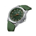 Naviforce 8031 Luxury Waterproof Silicon Strap Men’s Watch – Silver Green - Image 2
