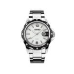 Skmei 0992 Quartz Analog Watch for Men- Silver