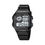 Skmei 1998 Multifunctional Sports Men’s Watch - Black
