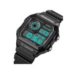 Skmei 1998 Multifunctional Sports Men’s Watch - Black - Image 2