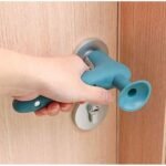 Silicone Door Handle Cover for Baby Safety Anti-collision Anti-static Door Handle Green Colour