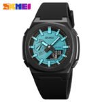 Skmei 2091 Multifunctional Electronic Display Sports Men’s Watch-Black & Blue