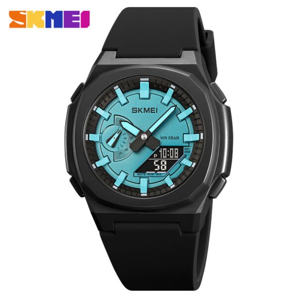 Skmei 2091 Multifunctional Electronic Display Sports Men’s Watch-Black & Blue