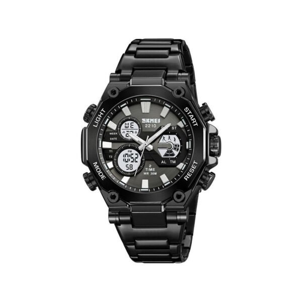 SKMEI 2210 Black Dial Watch for Men - Black