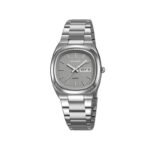 Skmei 2420 Multifunctional Quartz Watch for Men- Silver & Grey