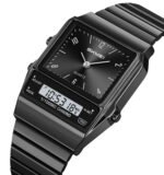 SKMEI 2632 Analog Digital Watch for Men - Black - Image 2