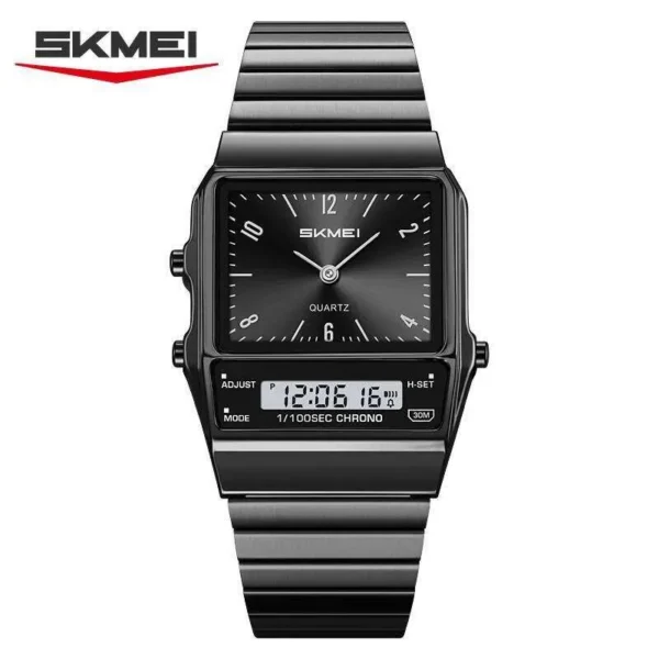 SKMEI 2632 Analog Digital Watch for Men - Black