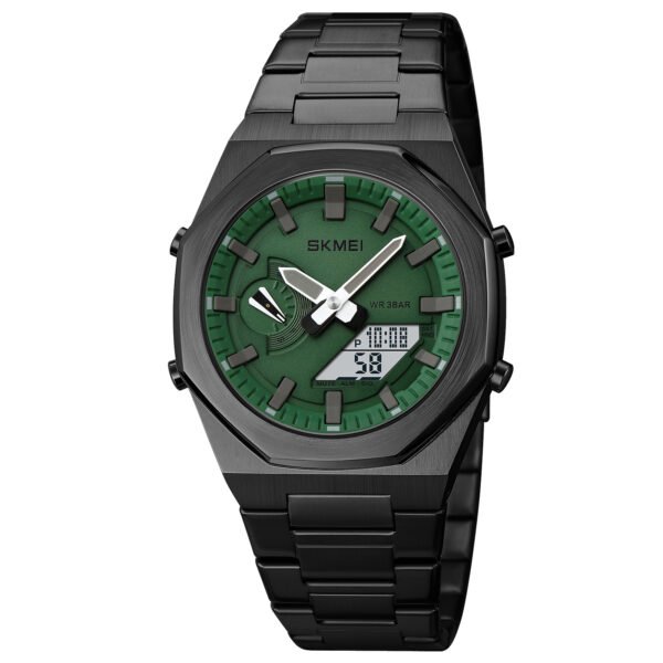 Skmei 1816 Dual Time Show high quality men’s digital waterproof for men-Green