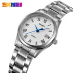 SKMEI 2178 Luxury Quartz Women Analog Watch- Silver - Image 2