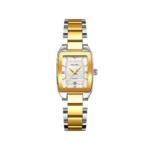 SKMEI 2578 Waterproof Rhinestone Case Fashionable Quartz Ladies Watch - Silver Gold