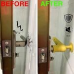 Silicone Door Handle Cover for Baby Safety Anti-collision Anti-static Door Handle Yellow Colour - Image 3