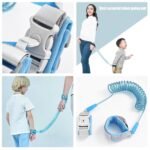 Baby Child Anti Lost Safety Wrist Link Harness Strap Rope Leash Walking Hand Belt Blue Colour - Image 3