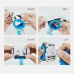 Baby Child Anti Lost Safety Wrist Link Harness Strap Rope Leash Walking Hand Belt Blue Colour - Image 2