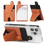 Holder with Stand Smart Phones or Cases PU Phone Wallet Brown Colour