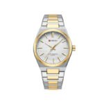 Curren 8439 Luxury Stainless Steel Men's Watch–Silver Gold