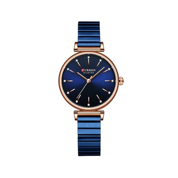 Curren 9081 Stainless Steel Analog Women’s Watch -Blue