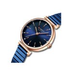 Curren 9081 Stainless Steel Analog Women’s Watch -Blue - Image 2