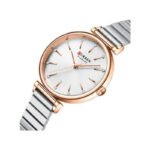 Curren 9081 Stainless Steel Analog Women’s Watch -Silver Rose Gold - Image 2