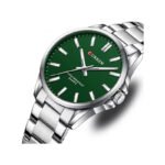 Curren 9090 High Quality Women’s Watch - Silver & Green - Image 2