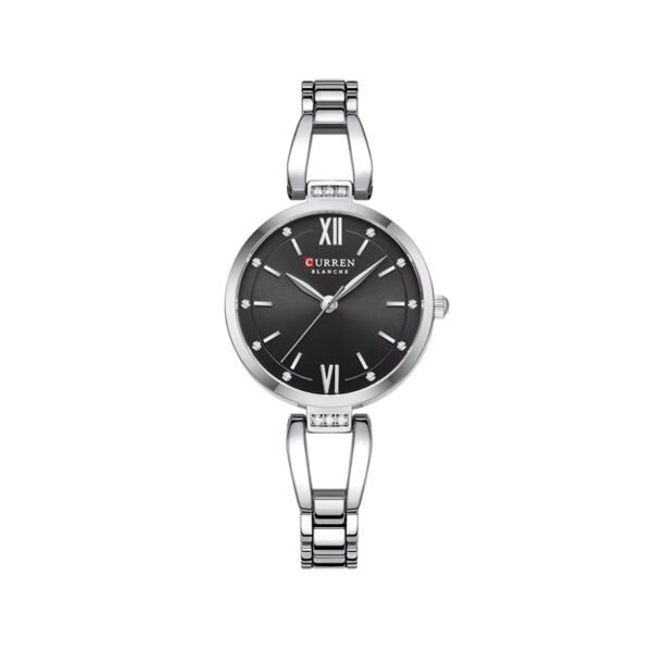 Curren 9092 Stainless Steel Women's Watch - Silver Black