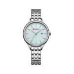 CURREN 9099 Small Dial Simple Stainless Steel Ladies Watch – Sky Blue