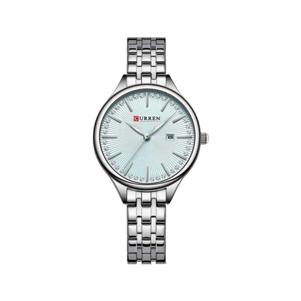CURREN 9099 Small Dial Simple Stainless Steel Ladies Watch – Sky Blue