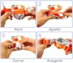 Baby Child Anti Lost Safety Wrist Link Harness Strap Rope Leash Walking Hand Belt Orange Colour - Image 2