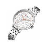 CURREN 9046SLV Analog Wrist Whtch For Women’s Watch- Silver - Image 2