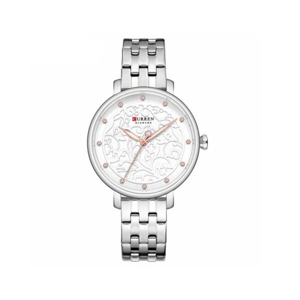 CURREN 9046SLV Analog Wrist Whtch For Women’s Watch- Silver