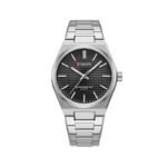 Curren 8439 Luxury Stainless Steel Men’s Watch-Silver Black