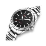 Curren 8452 Luxury Stainless Steel Men’s Watch – Silver & Black - Image 2