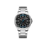 Curren 8455 Luxury Stainless Steel Men’s Watch – Silver & Black