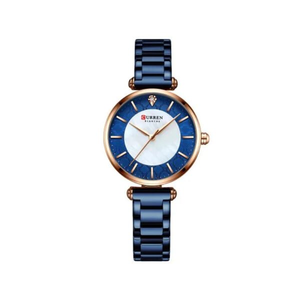 Curren 9072L Analog Wrist Watch For Women’s Watch – Blue