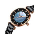 Curren 9072 Analog Wrist Watch For Women’s – Black - Image 2