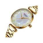 Curren 9072L Analog Wrist Watch For Women’s Watch – Gold - Image 2