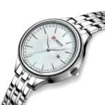 CURREN 9099 Small Dial Simple Stainless Steel Ladies Watch – Sky Blue - Image 2