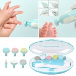Baby Nail Trimmer, Electric Nail Trimmer for Newborns Safe and Gentle Baby Nail Care Blou Colour