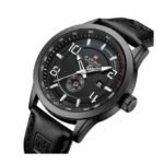 Naviforce 9229 Quartz Men’s Watch–Black White - Image 2