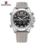 NAVIFORCE 9264 Analog & Digital Date Water Resistance Wrist Watch For Men-