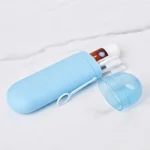 Portable Toothbrush Holder Toothbrush Cover Storage, Portable Dust-Proof Toothbrush Cases Toothbrushes Holder for Daily and Travel Blue Colour