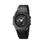 Skmei 1816 Chrono Dual Display Waterproof Stainless Steel Men’s Watch-Black