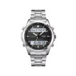 Skmei Multifunctional LED Digital Men’s Watch (2049)–Silver Black