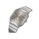 Skmei 9361 Square Quartz Watch for Men- Silver - Image 2
