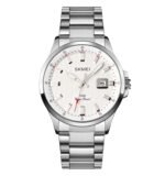 SKMEI 1654 Stainless Steel Quartz Watch For Men- Silver