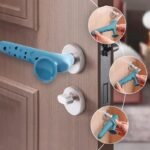 Silicone Door Handle Cover for Baby Safety Anti-collision Anti-static Door Handle Green Colour - Image 3