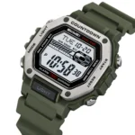 SKMEI 2522 Multifunctional Digital Sports Watch For Mens- Green - Image 2